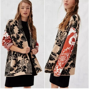 Anthropologie Lola Cocoon Cardigan XS / Small OB1229016 Bohemian Cottage Grandma